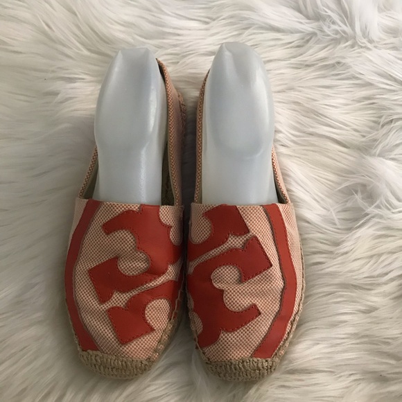 Tory Burch Lonnie Logo Espadrille Flat Shoes - Picture 2 of 8